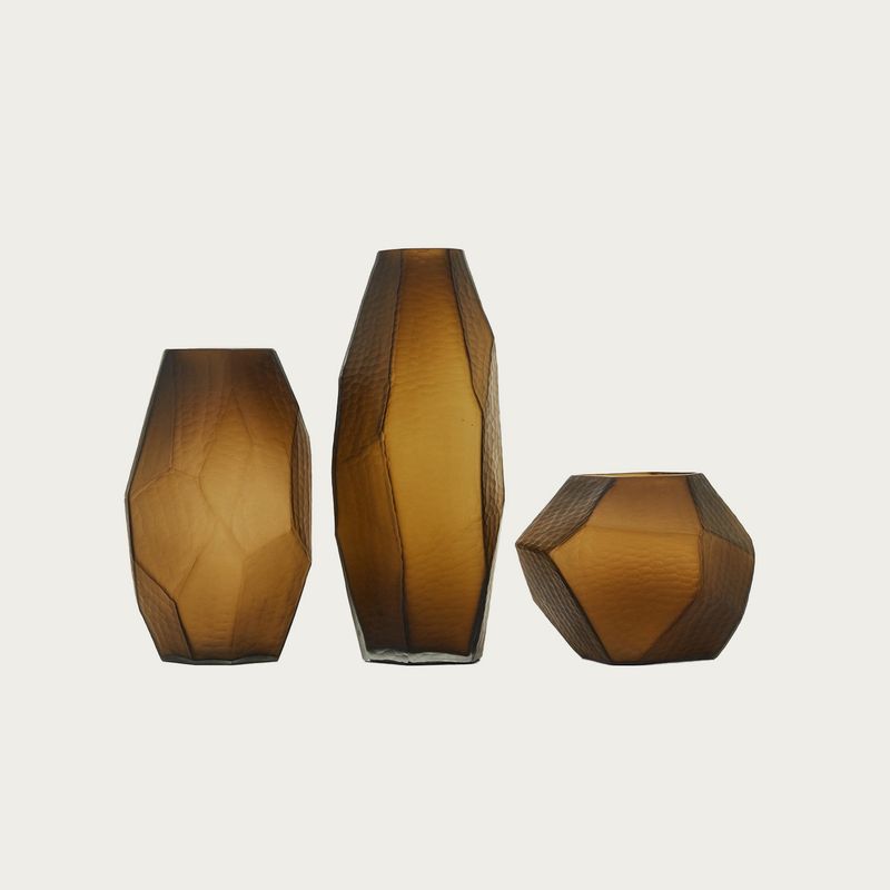 BEZEL VASE | AMBER