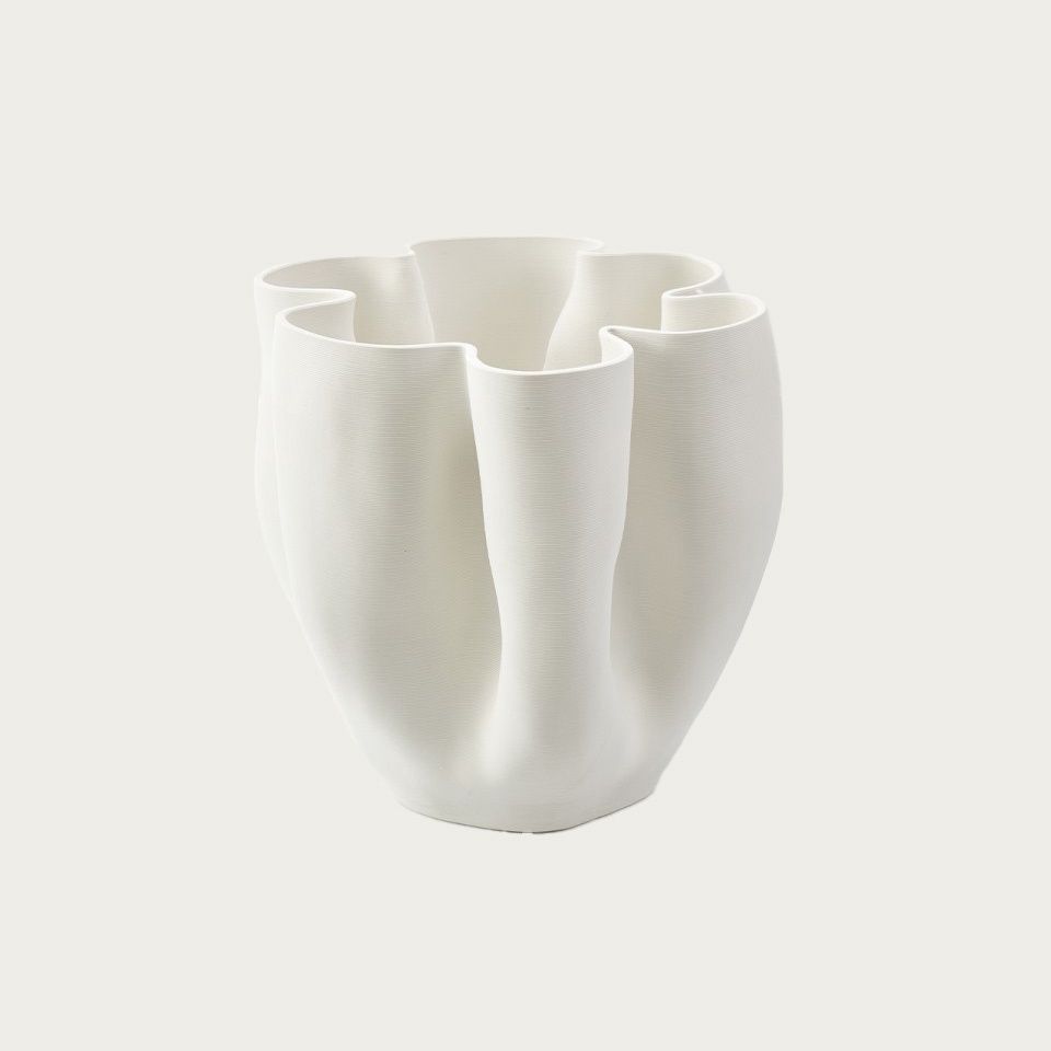 BOHEME VASE | IVORY, Size: MEDIUM