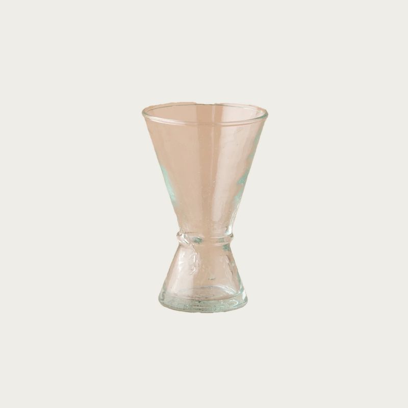 RECYCLED MOROCCAN WINE GLASS