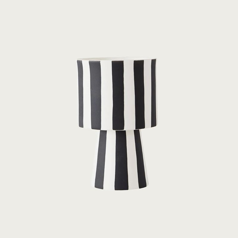 TOPPU POT – BLACK-WHITE