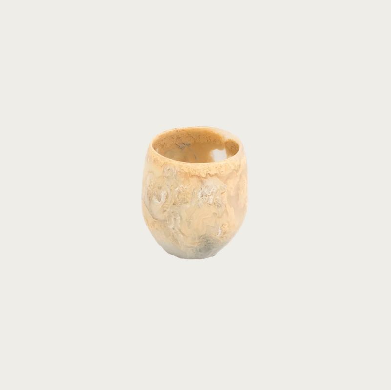 LARGE ROCK CUP | SANDY PEARL