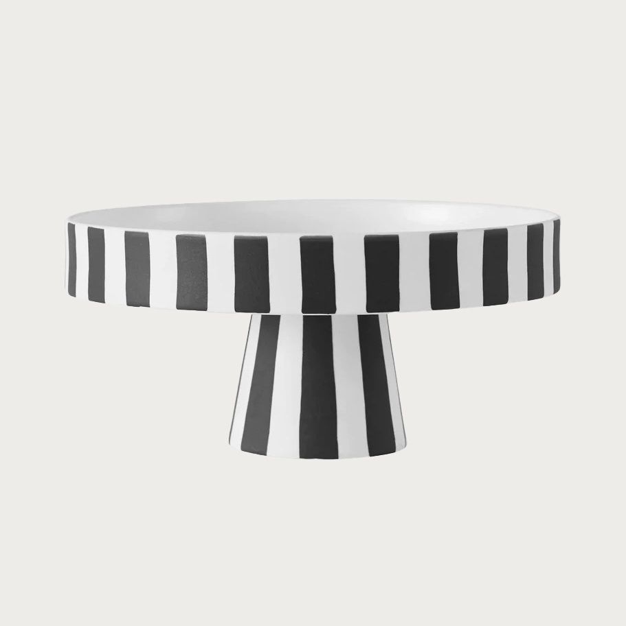 TOPPU TRAY – BLACK-WHITE, Size: REGULAR