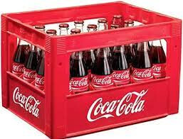 Canasta coca cola mini vidrio X 30
