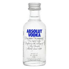Vodka absolut original miniatura 50 ml