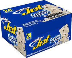 Chocolatina Jet Cookies And Cream Pequeña Cj X 24