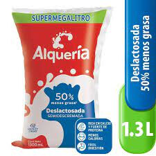 Leche Alqueia Deslactosada Super Mega Litro 1300ml