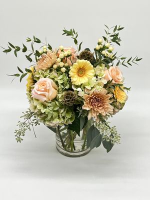 Antique Garden Vase Arrangement