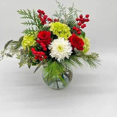 Yuletide Cheer Vase