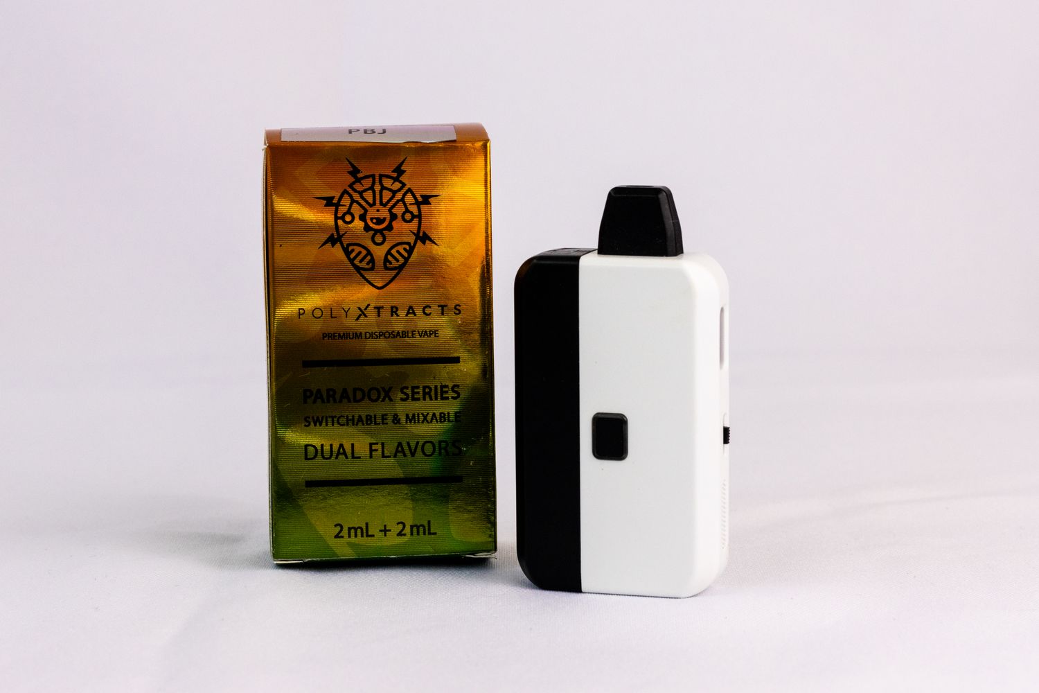 Paradox 2mL + 2mL (4mL total) Dual Flavors, switchable, & mixable