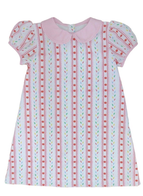 Be Elizabeth by James & Lottie Girls Charlotte Smocked Dress - Blue Pastels Plaid