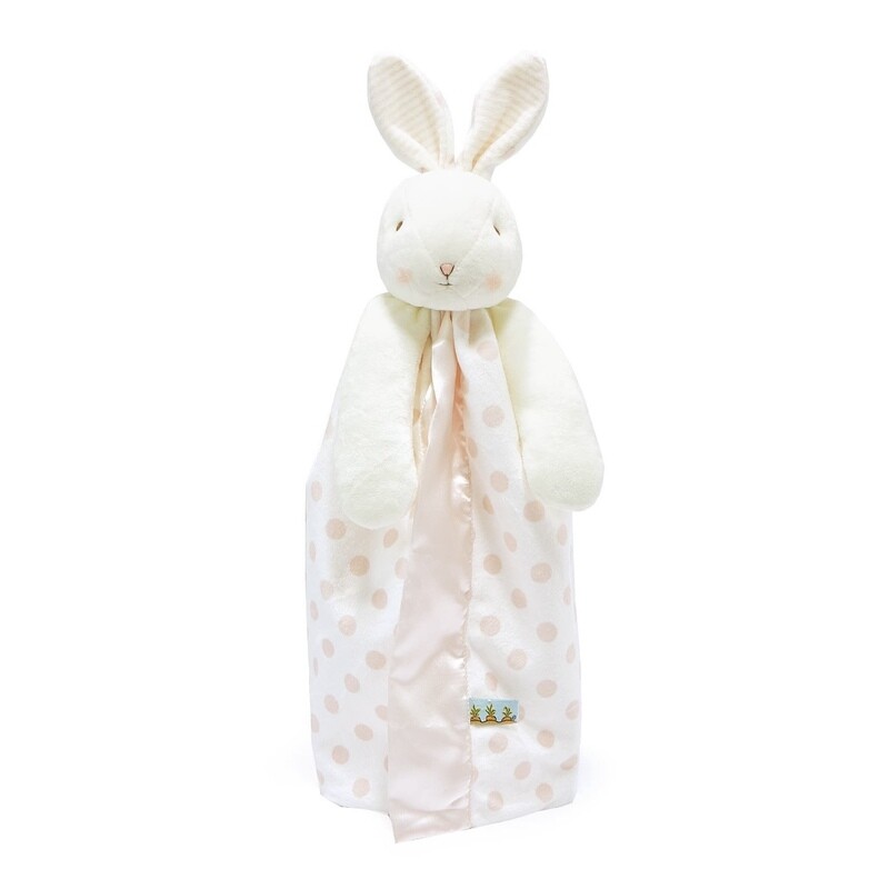 Bunnies by the Bay Blossom Bunny Pink Dot Buddy Blanket