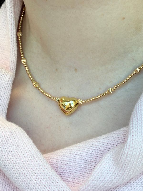 Francis &amp; Friends Hannah Chunky Hearts Necklace