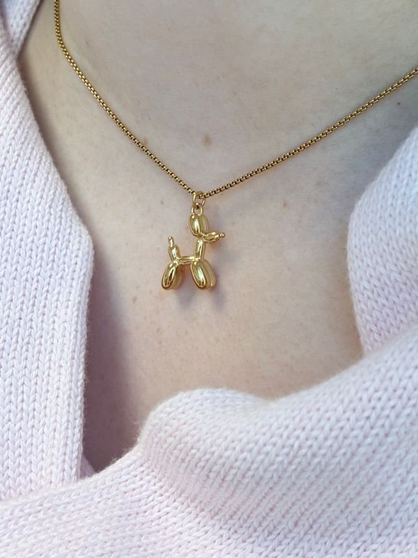 Francis &amp; Friends Gwenny Balloon Dog Neckalce