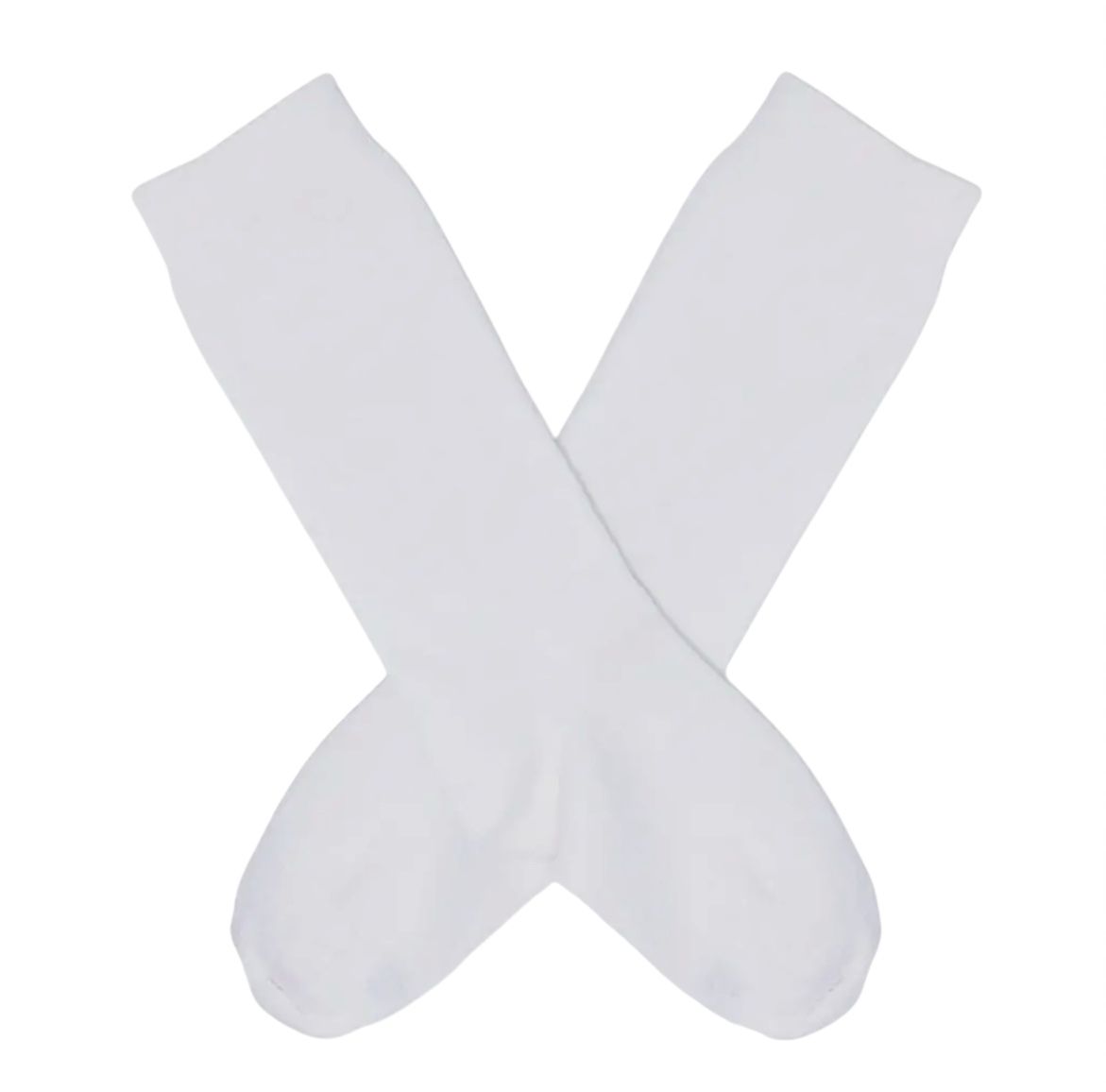 Carson Elizabeth White Cotton Knee Socks