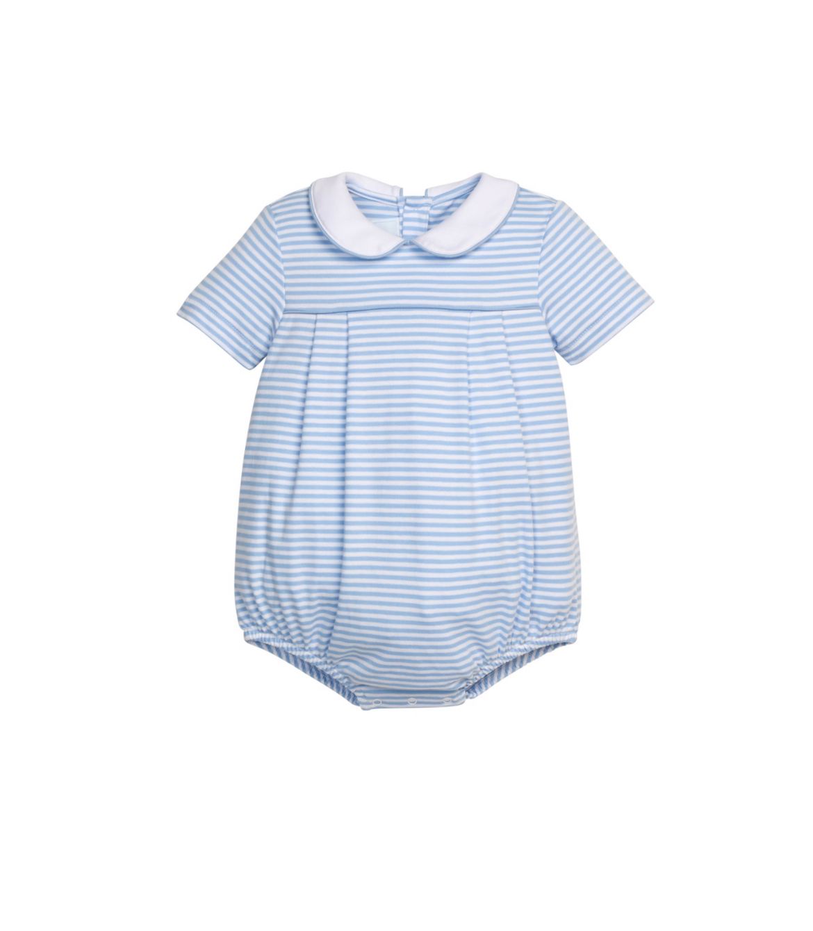 Little English Light Blue Stripe Peter Pan Bubble