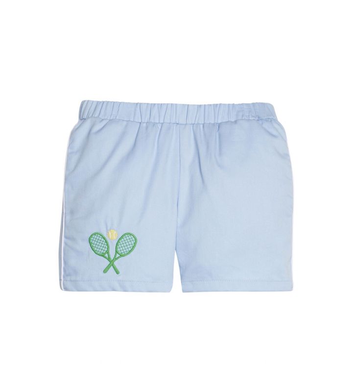 Little English Tennis Applique Court Short