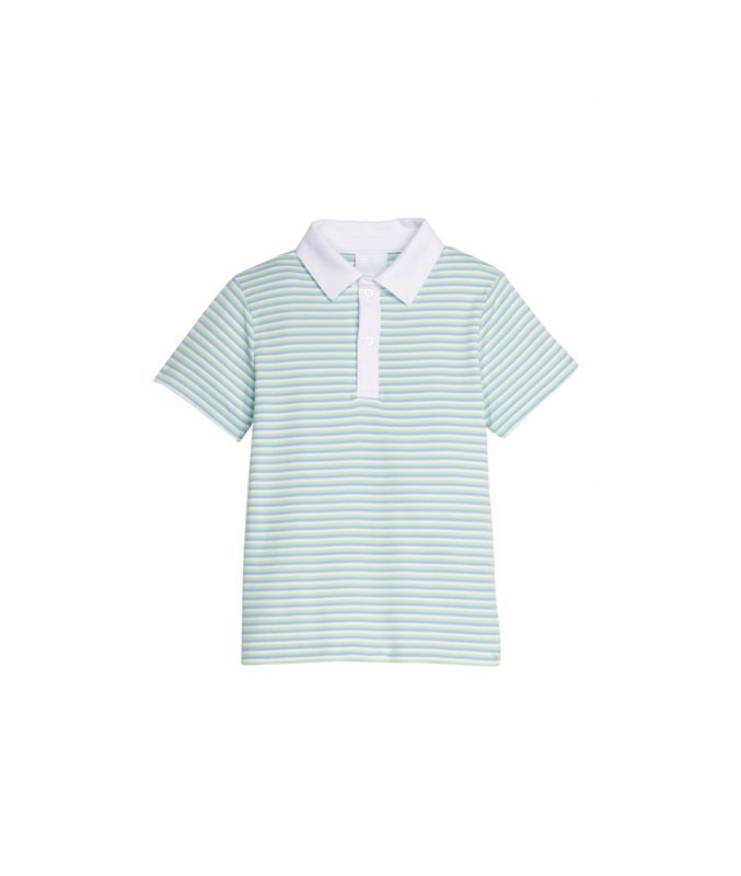 Little English Greenview Stripe Polo