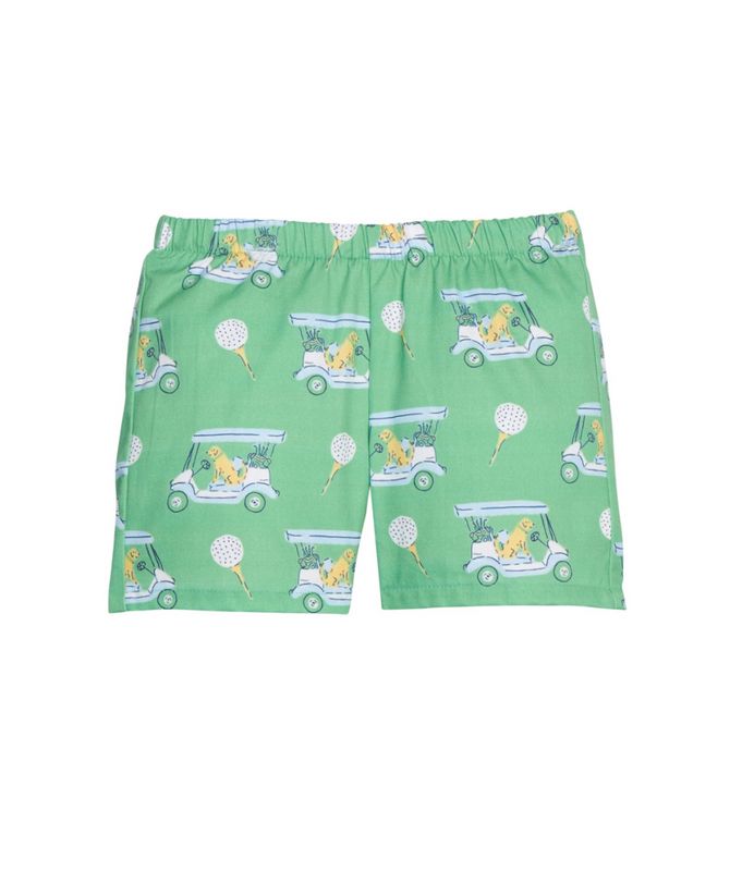 Little English Paws on Par Blue Basic Short