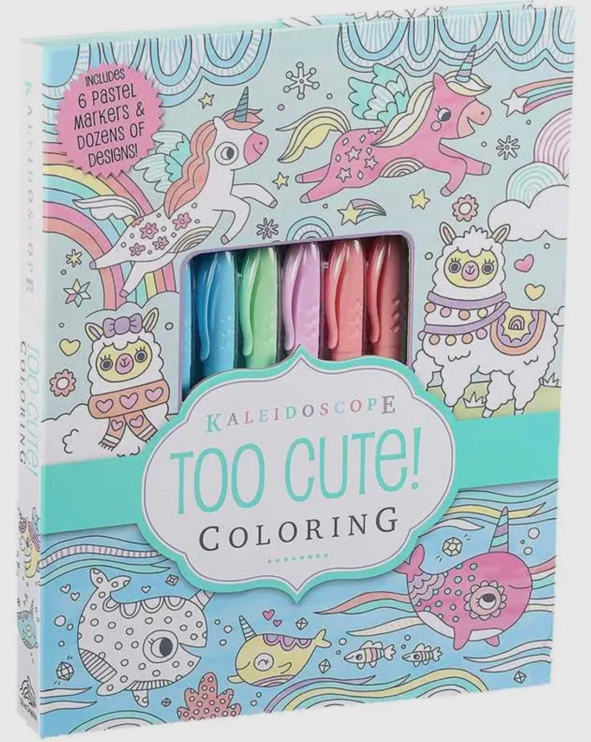 Kaleidoscope: Too Cute Coloring Set