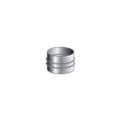 MANICOTTO M-M MONO PARETE, INOX 316 L BA