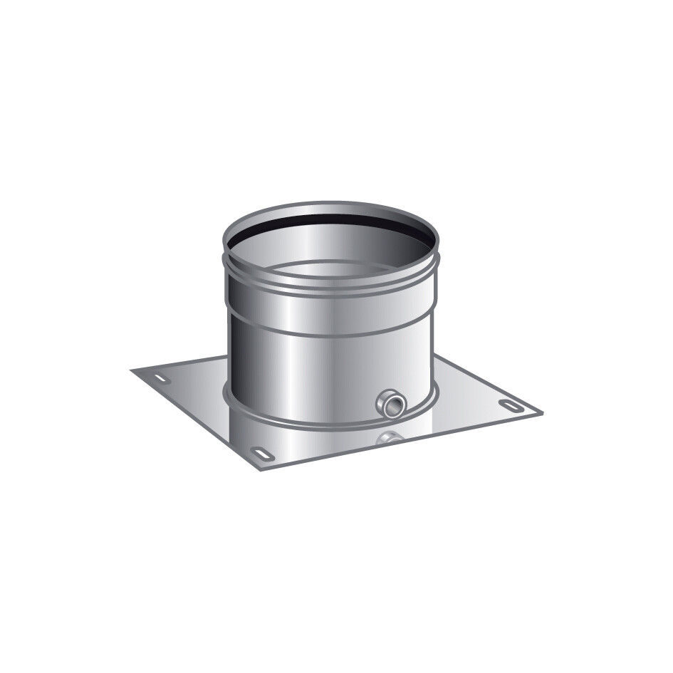 PIASTRA DI PARTENZA MONO PARETE, INOX 316 L BA
