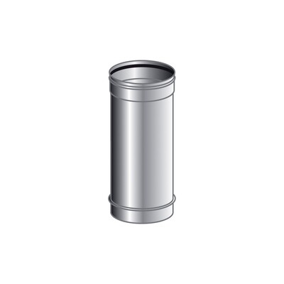 TUBO 0,5 MT MONO PARETE, INOX 316 L BA
