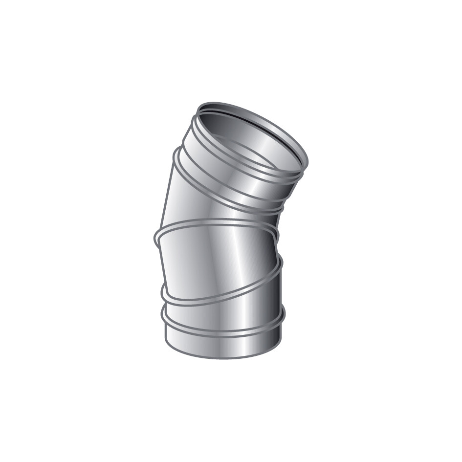 CURVA REGOLABILE 0-90 GRADI MONO PARETE, INOX 316 L BA