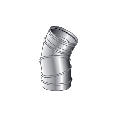 CURVA REGOLABILE 0-90 GRADI MONO PARETE, INOX 316 L BA