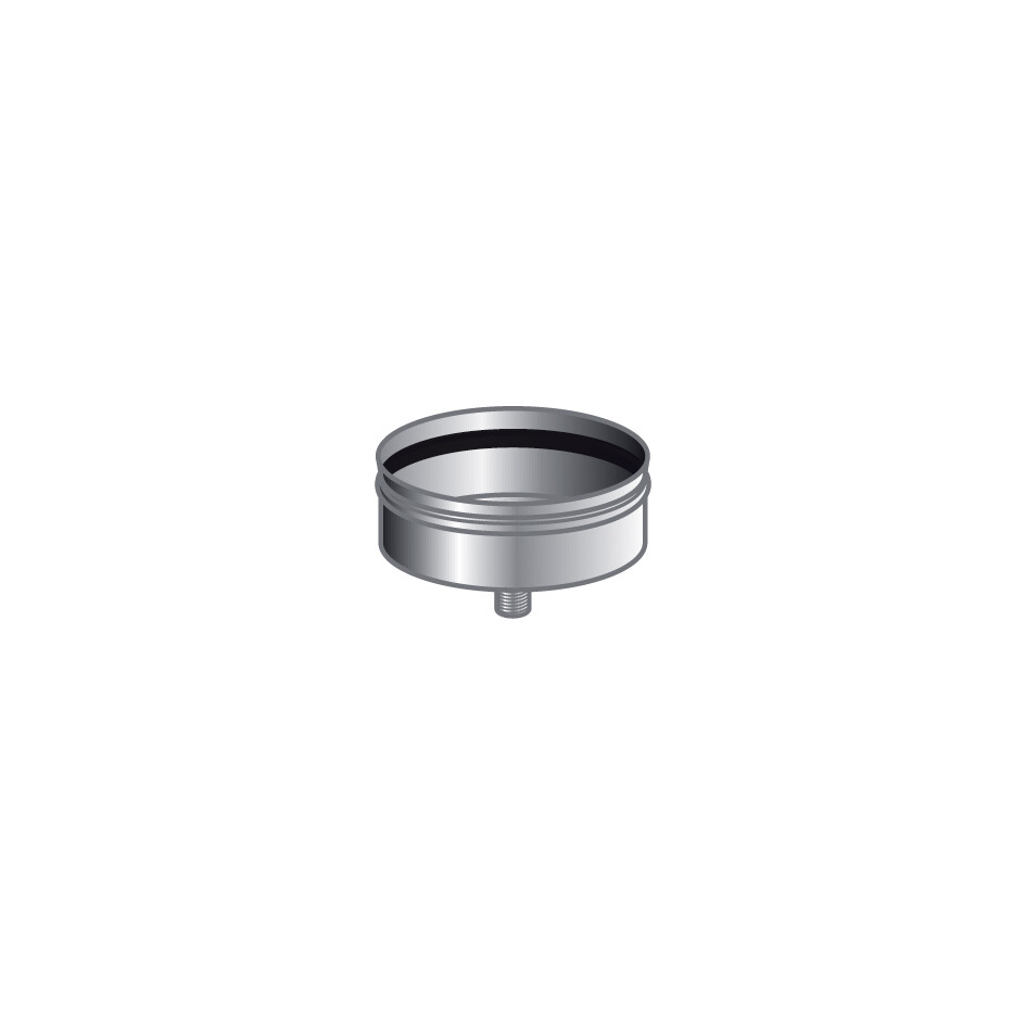 TAPPO SCARICO CONDENSA MONO PARETE, INOX 316 L BA