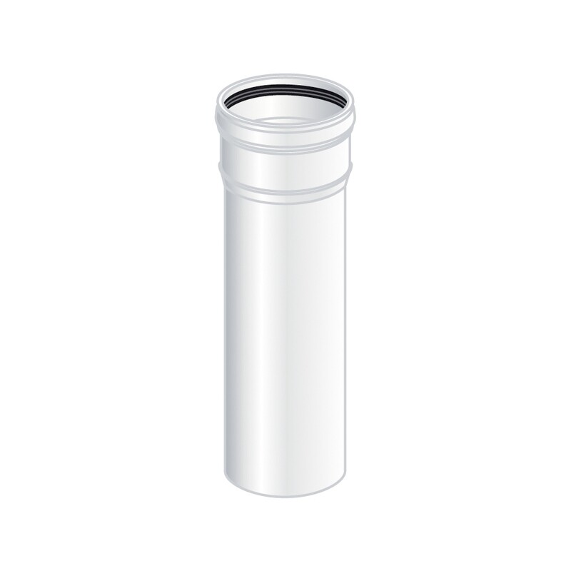 TUBO 0,5 MT MONO PARETE PLASTICA