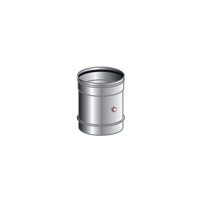 ELEMENTO PRELIEVO FUMI MONO PARETE, INOX 316 L BA