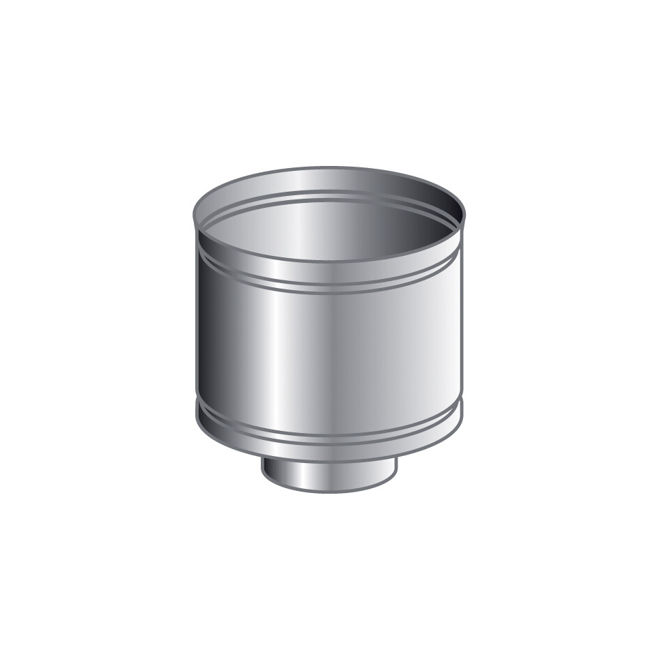 TERMINALE A BOTTE INOX INTERCAPEDINE ARIA