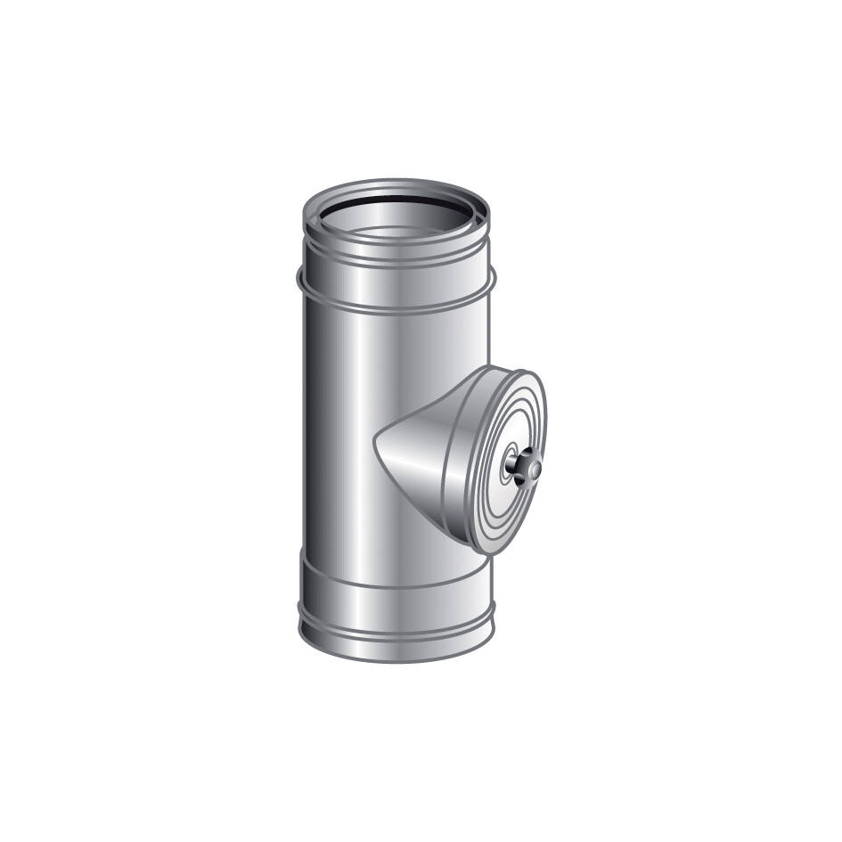 ISPEZIONE TAPPO TONDO INOX INTERCAPEDINE ARIA
