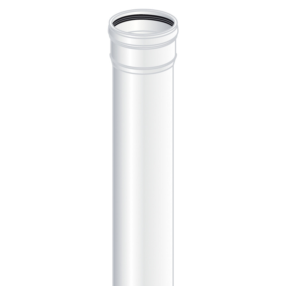 TUBO 2 MT MONO PARETE PLASTICA