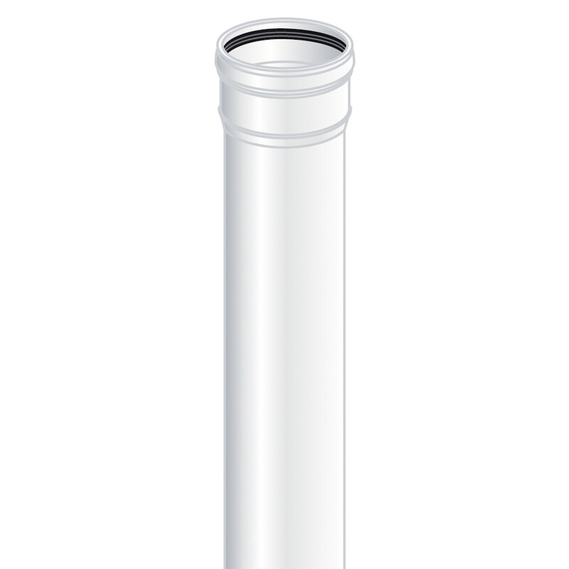 TUBO 2 MT MONO PARETE PLASTICA