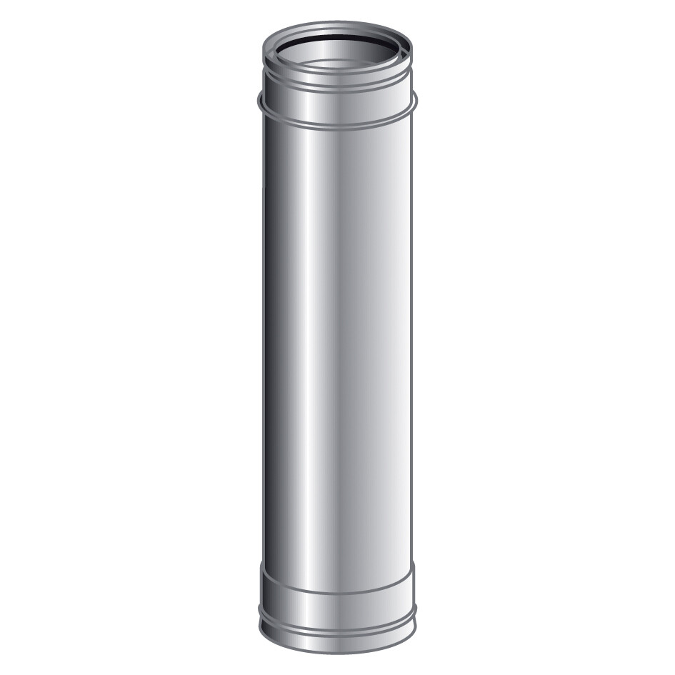 TUBO INOX 1 MT INTERCAPEDINE ARIA