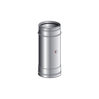 ELEMENTO PRELIEVO FUMI INOX INTERCAPEDINE ARIA