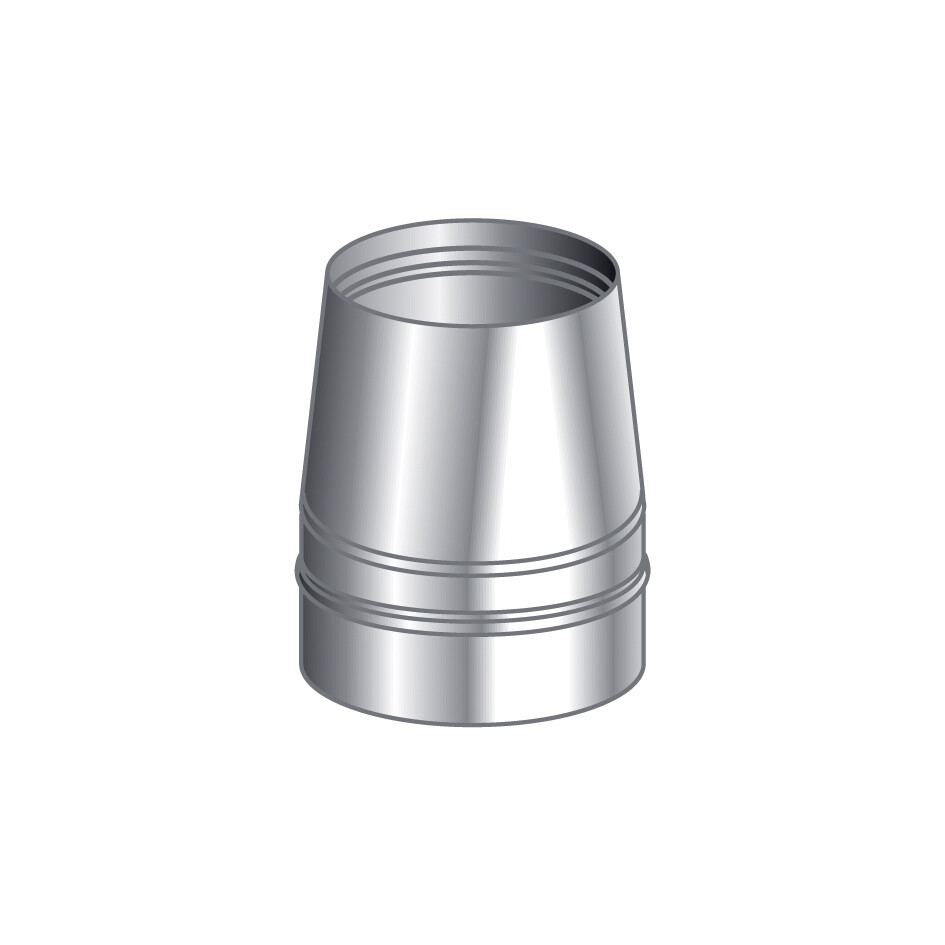 TERMINALE TRONCO CONICO INOX INTERCAPEDINE ARIA
