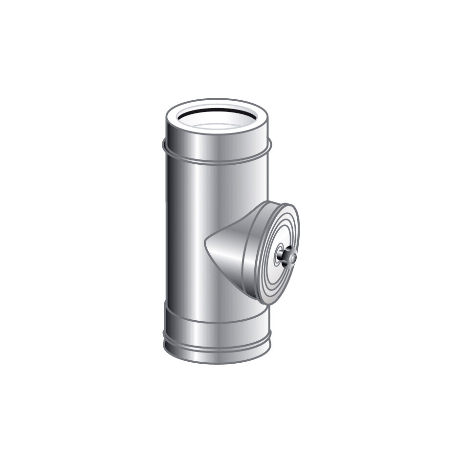 ISPEZIONE TAPPO TONDO PLASTICA PROTETTO INOX INTERCAPEDINE ARIA