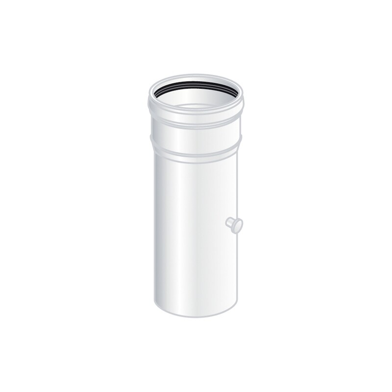 ELEMENTO PRELIEVO FUMI MONO PARETE PLASTICA