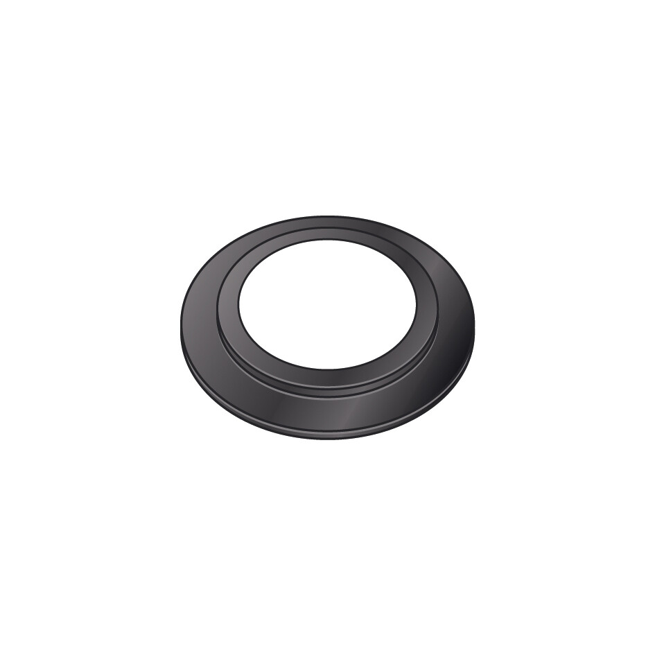 ROSONE COPRI MURO, FERRO 1.2 VERNICIATO NERO