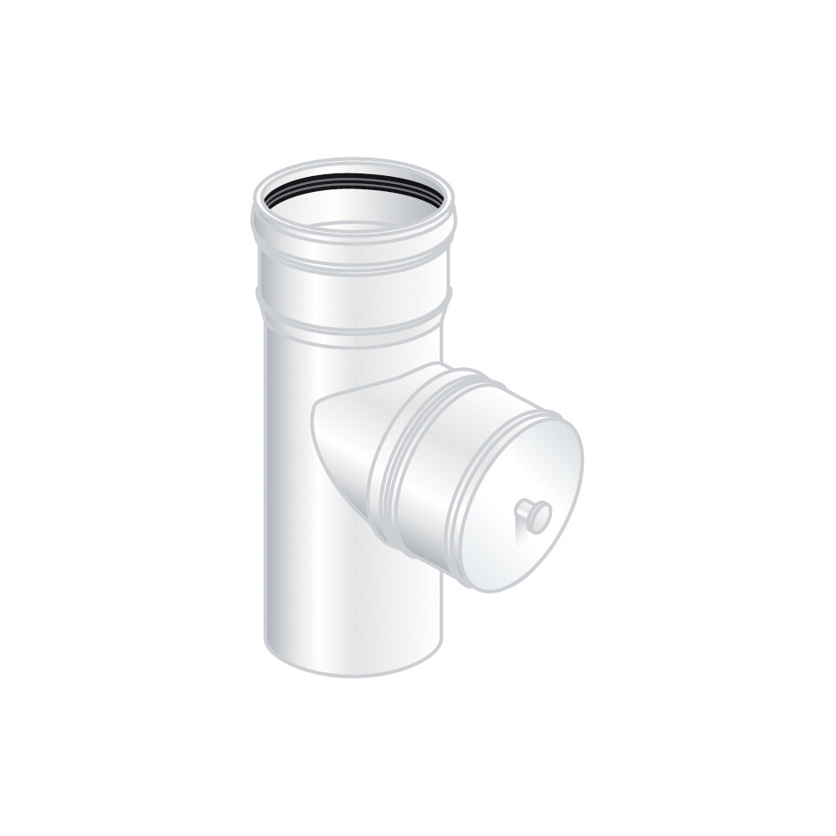 ISPEZIONE TAPPO TONDO MONO PARETE PLASTICA