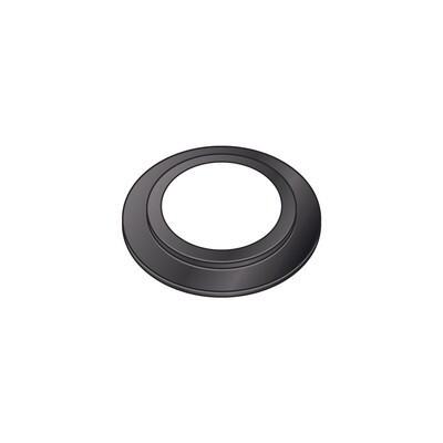 ROSONE COPRI MURO, FERRO 2.0 VERNICIATO NERO