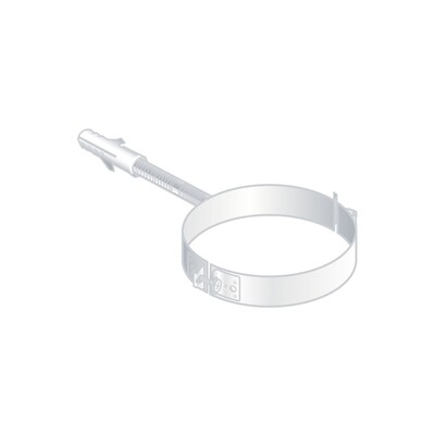COLLARE CON TASSELLO VERNICIATO BIANCO