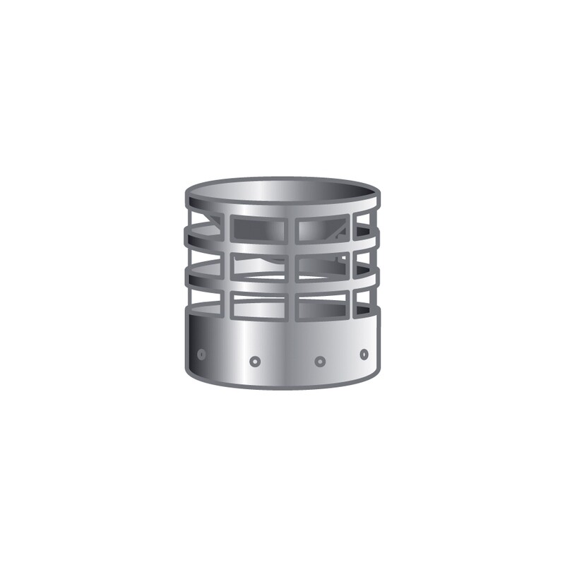 GRIGLIA SCARICO FUMI INOX
