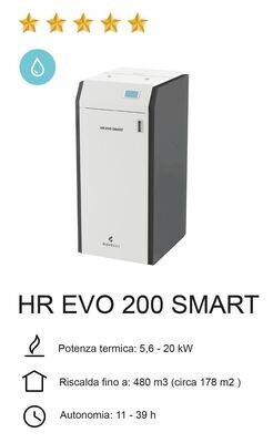 CALDAIA A PELLET RAVELLI MOD. HR EVO 200 SMART