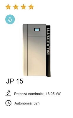 CALDAIA A PELLET PALAZZETTI MOD. JP 15