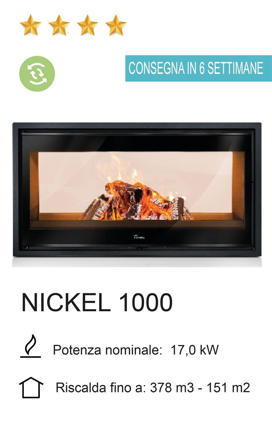 CAMINO A LEGNA LACUNZA MOD. NICKEL 1000