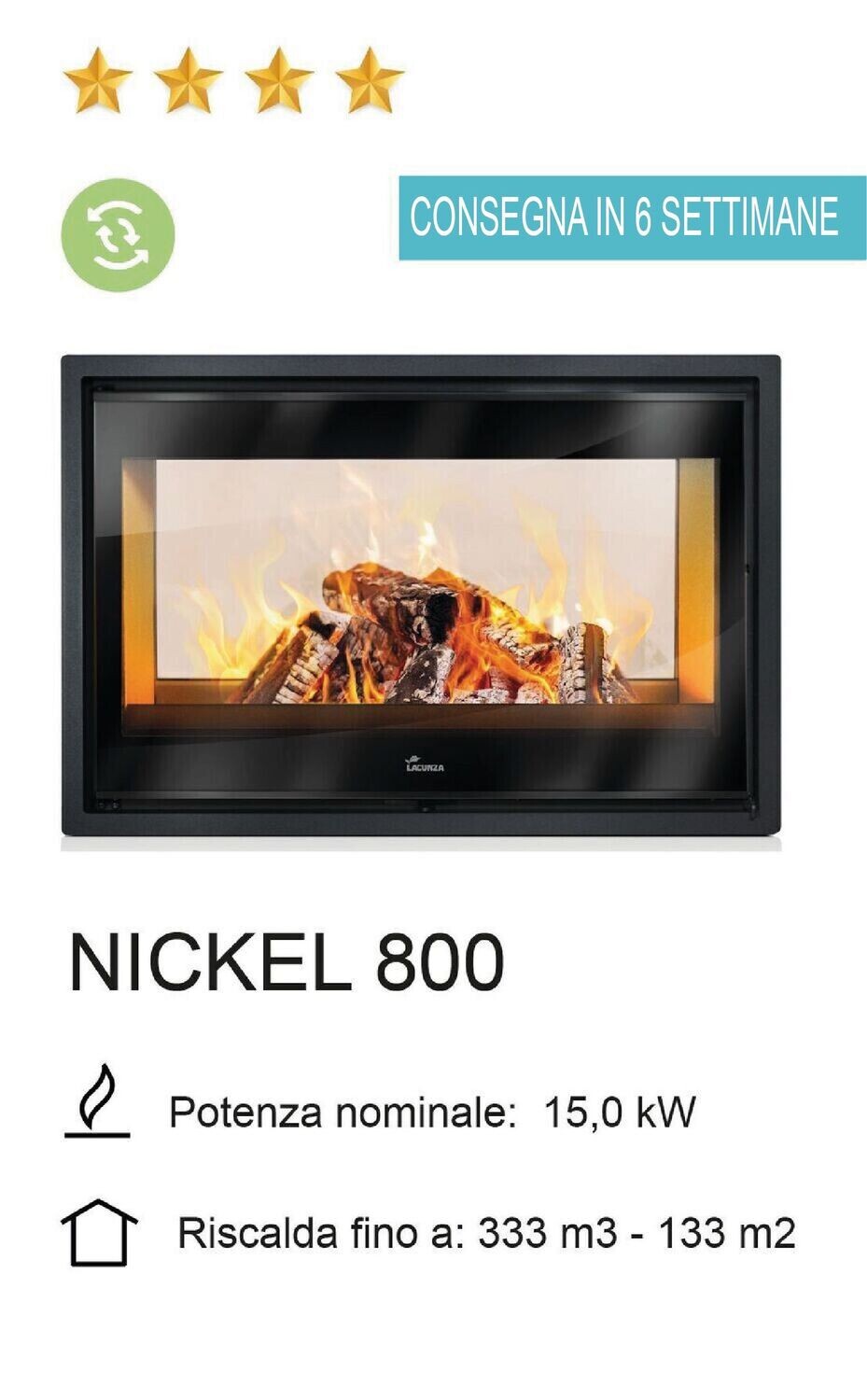 CAMINO A LEGNA LACUNZA MOD. NICKEL 800