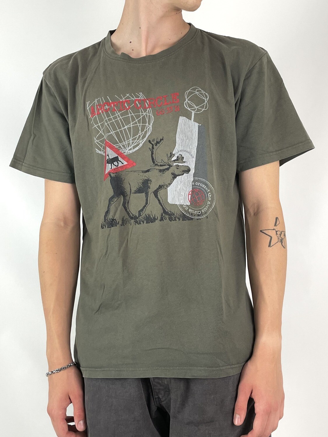 T-shirt z nadrukiem &quot;Arctic Circle&quot; (XL)
